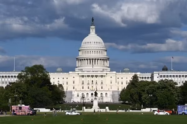 Trụ sở Quốc hội Mỹ ở Washington, D.C. (Ảnh: THX/TTXVN)
