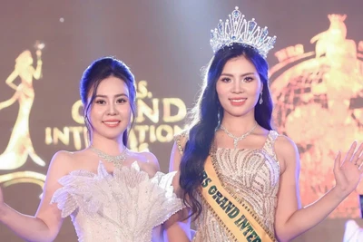 Nguyễn Thị Thưa đăng quang Hoa hậu Quý bà Hòa bình Quốc tế 2025.