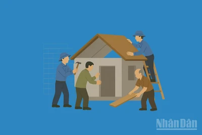 [Infographic] "Chiến dịch Quang Trung" thần tốc xây dựng, sửa chữa nhà ở cho bà con vùng lũ miền trung