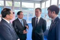 Thủ tướng Chính phủ Phạm Minh Chính gặp Phó Chủ tịch nước Trung Quốc Hàn Chính. (Ảnh: Nhật Bắc/VGP).