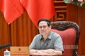 Thủ tướng Chính phủ Phạm Minh Chính phát biểu ý kiến kết luận cuộc họp. (Ảnh: Trần Hải)