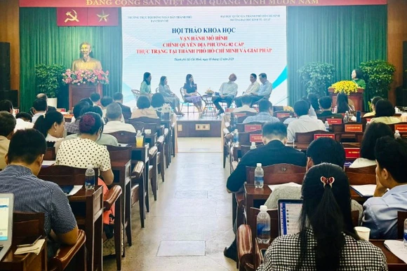 Chính quyền địa phương hai cấp đã đi vào nền nếp, đáp ứng yêu cầu và nguyện vọng của người dân, doanh nghiệp