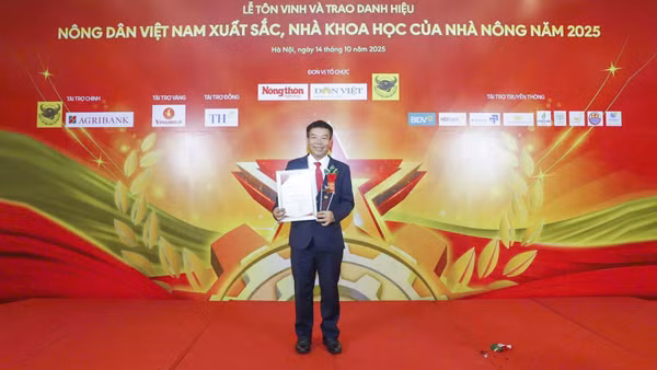 Ông Đỗ Tiến Sỹ được vinh danh “Nhà khoa học của nhà nông” năm 2025.
