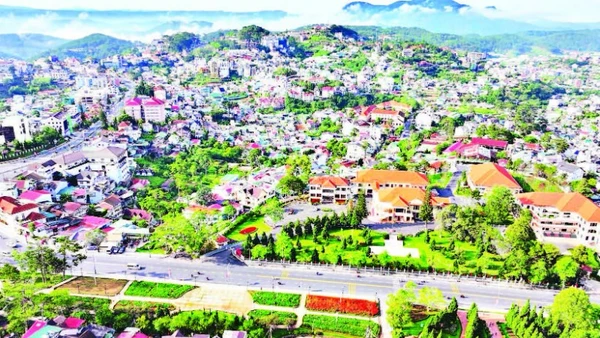 Khu vực trung tâm tỉnh Lâm Đồng.