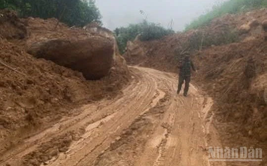 Với tinh thần làm việc xuyên đêm không ngơi nghỉ, đến rạng sáng 31/10, điểm sạt lở nghiêm trọng tại Km15+900 và nhiều điểm sạt lở khác trên tuyến ĐT.623 đã khắc phục xong, bảo đảm giao thông vào đến trung tâm xã Sơn Tây (Quảng Ngãi). 