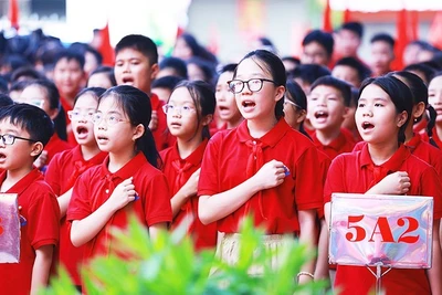 Năm học 2025-2026 là năm học đầu tiên cả nước vận hành theo mô hình chính quyền hai cấp. Ảnh: TTXVN