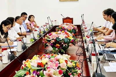 Hội Nông dân Việt Nam làm việc với Cơ quan Điều phối và Hợp tác Thổ Nhĩ Kỳ (TIKA). Ảnh: ĐỨC THỊNH