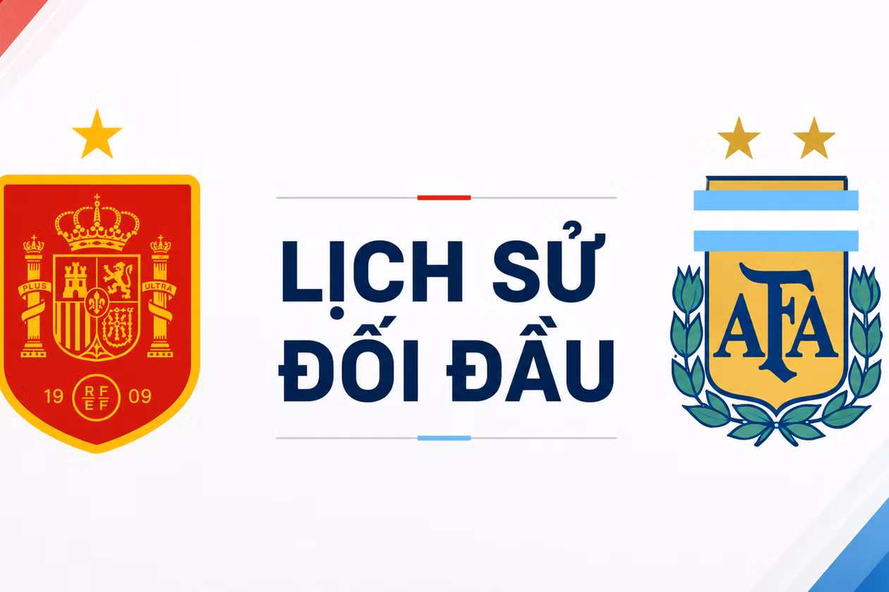 [Infographic] Lịch sử đối đầu Tây Ban Nha-Argentina: Cân bằng tuyệt đối
