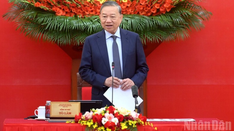 Tổng Bí thư Tô Lâm. (Ảnh: ĐĂNG KHOA)