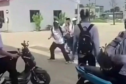 Nơi xảy ra vụ nam sinh lớp 12 ở Thanh Hóa bị bạn cùng trường đâm tử vong sau một mâu thuẫn nhỏ trong giờ thể dục. (Ảnh: vtv.vn)