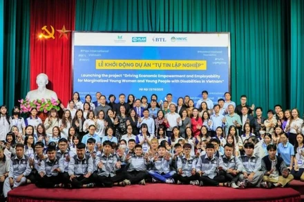 Dự án “Tự tin lập nghiệp” hướng tới hỗ trợ 2.000 thanh niên độ tuổi từ 18-35 có hoàn cảnh khó khăn. (Ảnh: Thanh Xuân)