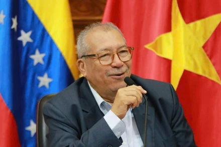 Ông Saul Ortega, Chủ tịch Nhóm Nghị sĩ hữu nghị Venezuela-Việt Nam. 