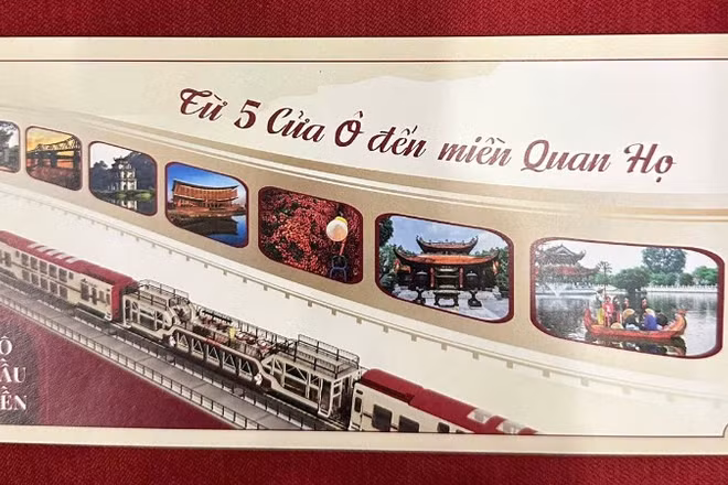 Tuyến tàu du lịch “Từ 5 Cửa Ô đến miền Quan họ” sẽ khởi hành từ ga Hà Nội đến ga Từ Sơn (Bắc Ninh) và ngược lại. 