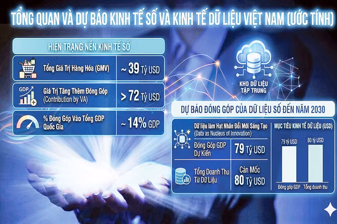 Dự báo về kinh tế dữ liệu tại Việt Nam.