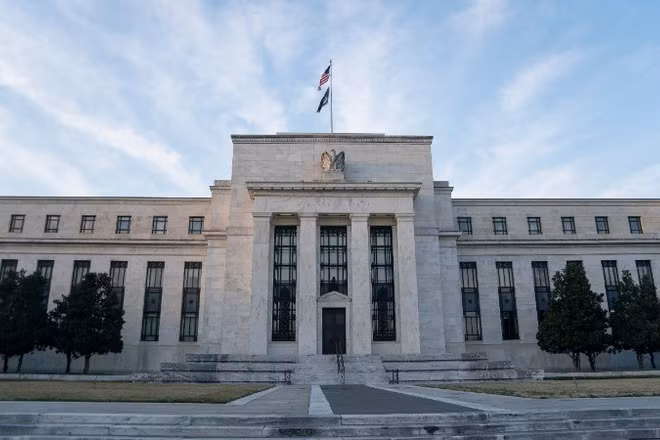 Trụ sở Cục Dự trữ Liên bang Mỹ ở Washington DC. (Ảnh: THX/TTXVN)