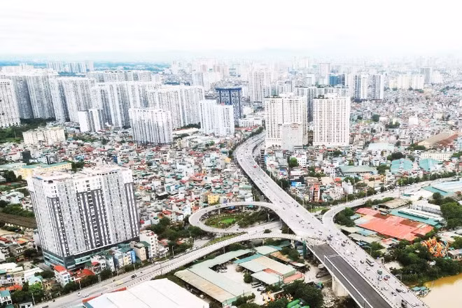 Một góc đô thị tại Thủ đô Hà Nội. (Ảnh: TRẦN HẢI)