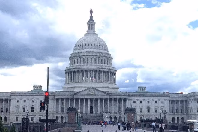 Tòa nhà Quốc hội Mỹ tại thủ đô Washington DC. (Ảnh: TTXVN)