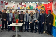Đoàn đại biểu Việt Nam tại Hội sách Frankfurt lần thứ 77, năm 2025.