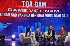 Các diễn giả chia sẻ tại tọa đàm "Game Việt Nam: Từ bản sắc văn hóa đến khát vọng toàn cầu".