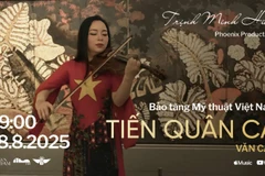 MV "Tiến Quân ca" là dự án nghệ sĩ Violin Trịnh Minh Hiền kết hợp với Bảo tàng Mỹ thuật Việt Nam.