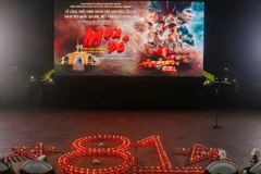 Phim "Mưa đỏ" được chiếu tại Thành cổ Quảng Trị.