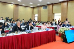 Không gian hội thảo "Tương lai bền vững từ nguồn lực văn hóa và sáng tạo".