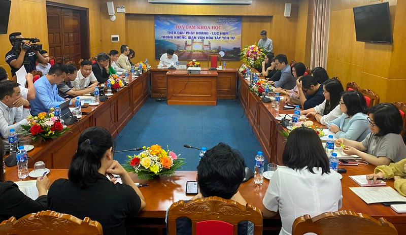 Tọa đàm Theo dấu chân Phật Hoàng-Lục Nam trong không gian văn hóa Tây Yên Tử.