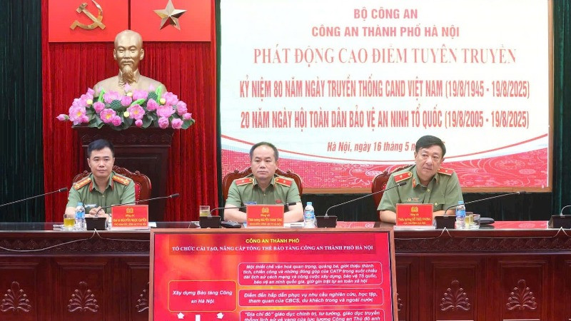 Phát động cao điểm tuyên truyền dịp 80 năm Ngày thành lập Công an nhân dân.