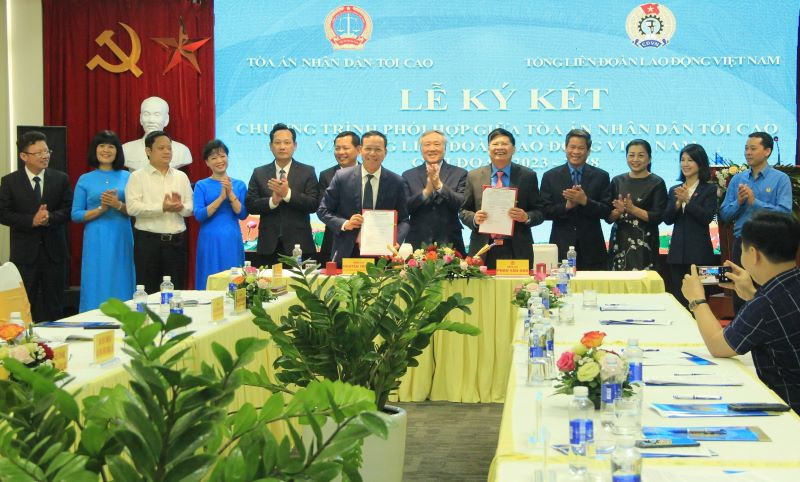 Ký kết chương trình phối hợp giai đoạn 2023-2028.