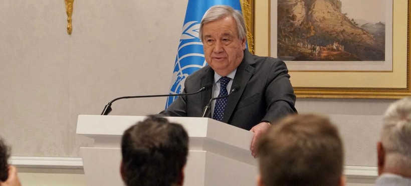 Tổng Thư ký Liên hợp quốc Antonio Guterres chủ trì cuộc họp về tình hình Afghanistan diễn ra tại thủ đô Doha của Qatar