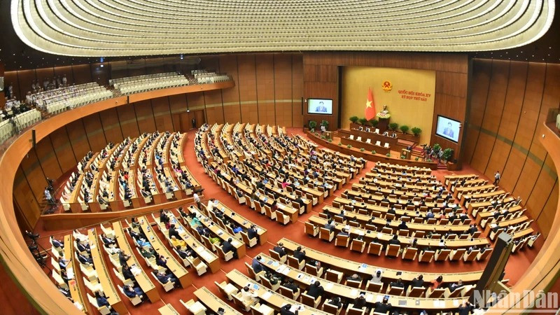 Kỳ họp thứ 6, Quốc hội khóa XV. Ảnh: ĐĂNG KHOA