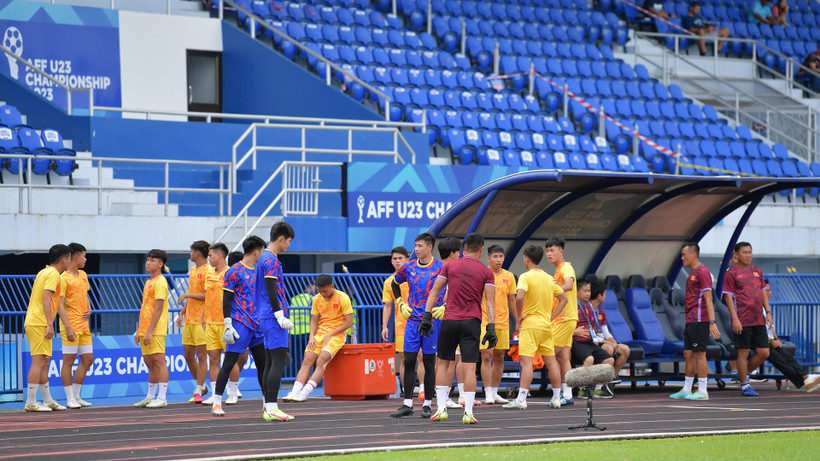 Đội tuyển U23 Việt Nam tại giải U23 Đông Nam Á 2023. Ảnh ĐINH TRƯỜNG