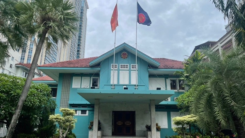 Đại sứ quán Việt Nam tại Thái Lan (Ảnh: XUÂN SƠN)