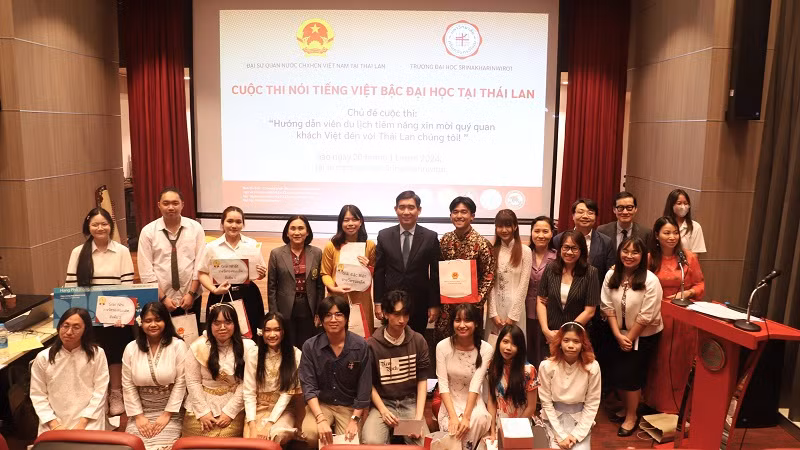 Cuộc thi Nói tiếng Việt bậc Đại học tại Thái Lan thu hút được sự quan tâm đông đảo của các sinh viên Thái Lan và những người yêu văn hóa Việt Nam.