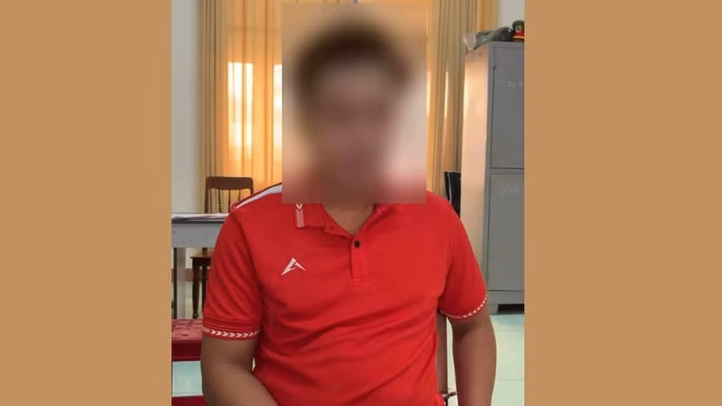 Đối tượng Phạm Huỳnh Minh Thịnh. (Ảnh: Công an tỉnh Quảng Ngãi)