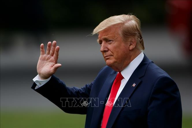 Tổng thống Mỹ Donald Trump. Ảnh: THX/TTXVN