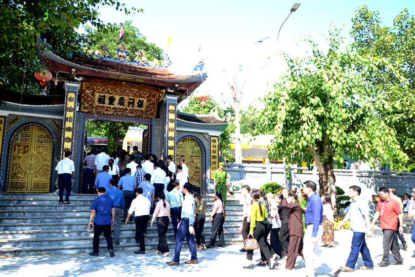 Lượng du khách đến Lào Cai tăng mạnh trong kỳ nghỉ lễ 2/9 năm nay. (Ảnh: QUỐC HỒNG)