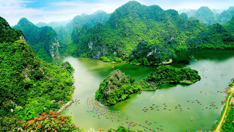 Di sản thiên nhiên thế giới Tràng An, Ninh Bình. (Ảnh NINH MẠNH THẮNG)