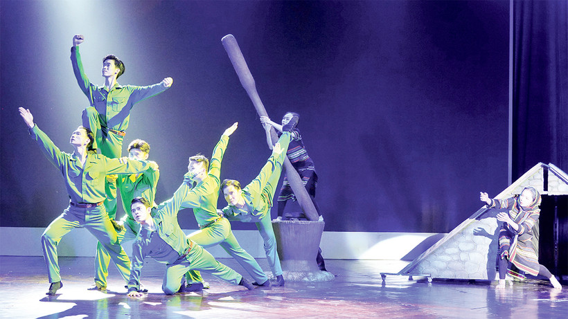 Tác phẩm múa “Tiếng chày đêm” đạt giải B của Hội Nghệ sĩ múa thành phố năm 2023.