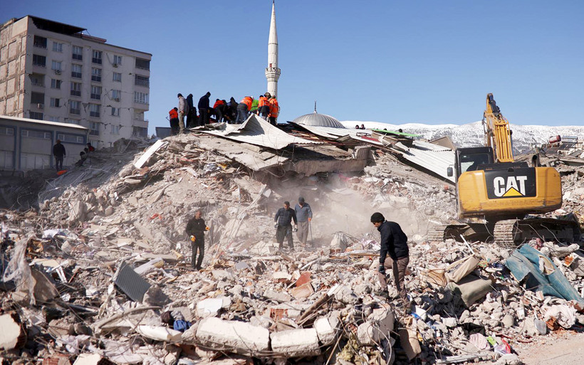 Thổ Nhĩ Kỳ thúc đẩy công cuộc tái thiết. (Ảnh REUTERS)