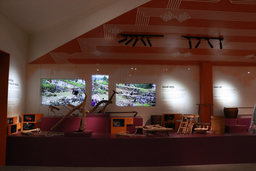 Không gian trưng bày cố định tại Bảo tàng Hà Giang sau khi được cải tạo, nâng cấp. Ảnh: Văn Bắc
