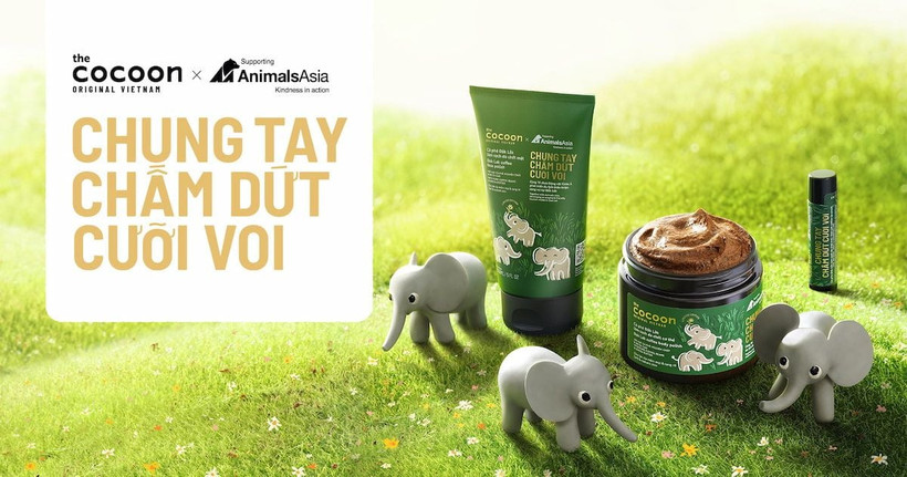 Cocoon là hãng mỹ phẩm Việt Nam đã xây dựng thương hiệu của họ theo định hướng thân thiện với môi trường, tận dụng, khuyến khích nông sản Việt Nam. Ảnh: Cocoon