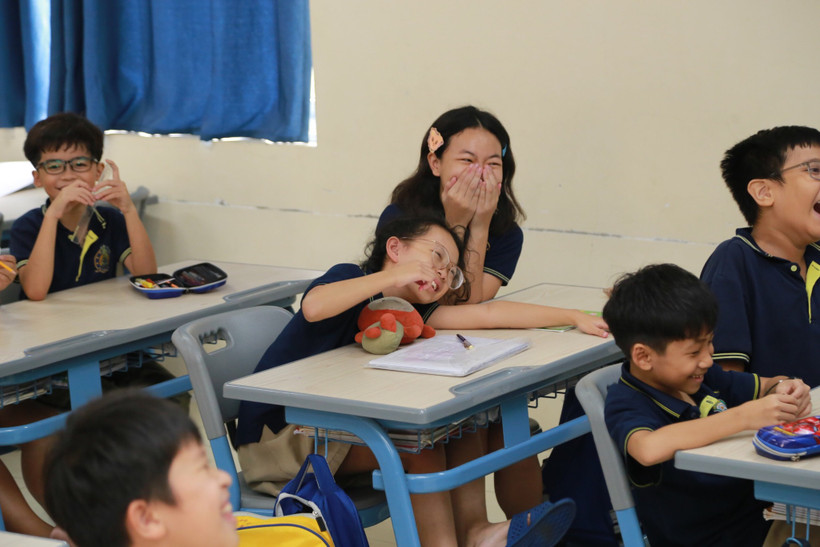 Các "phóng viên nhí" luôn cho thấy những góc nhìn sáng tạo khiến người lớn ngạc nhiên. Ảnh: NVCC