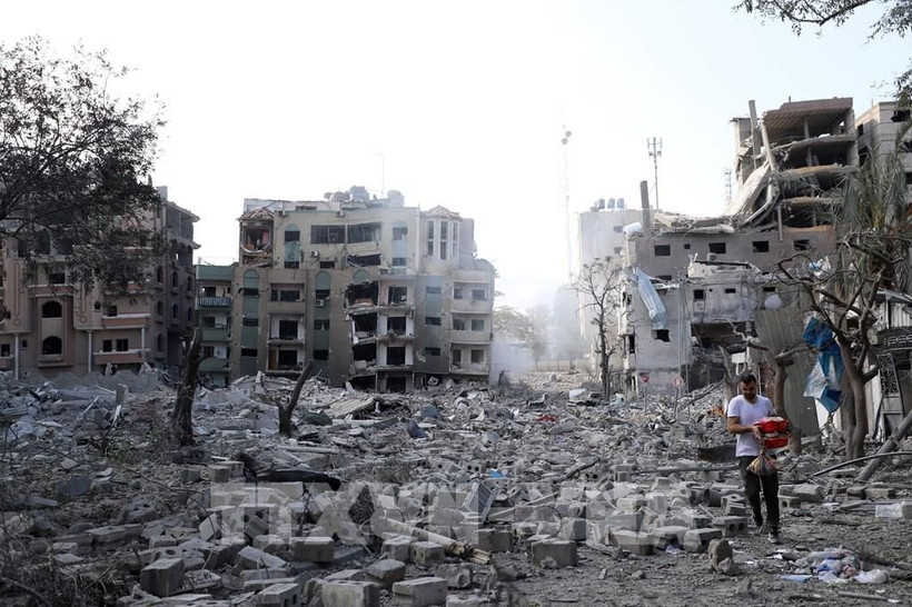 Xung đột dữ dội trên dải Gaza.