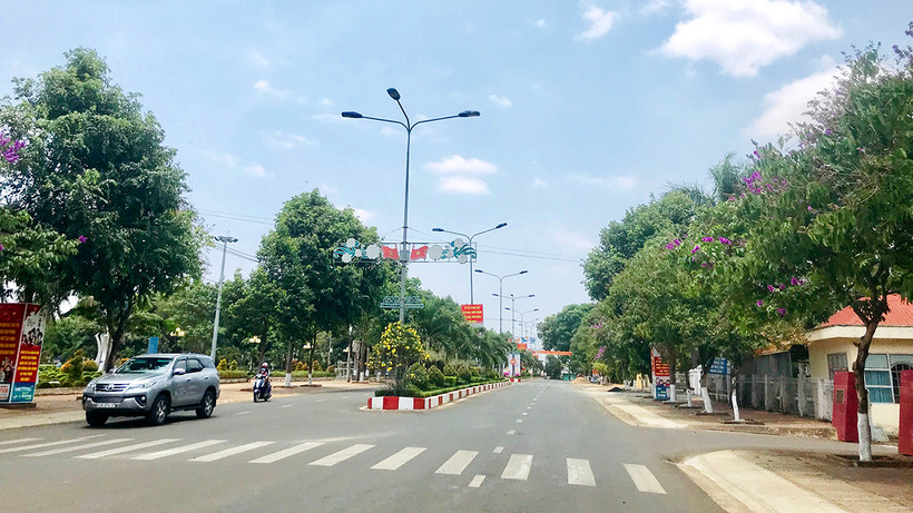 Một góc huyện biên giới Chư Prông, tỉnh Gia Lai.