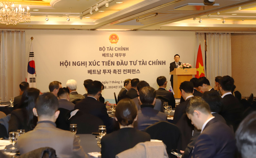 Bộ trưởng Tài chính Hồ Đức Phớc phát biểu khai mạc Hội nghị