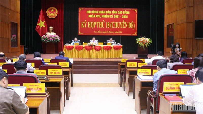 Quang cảnh kỳ họp.