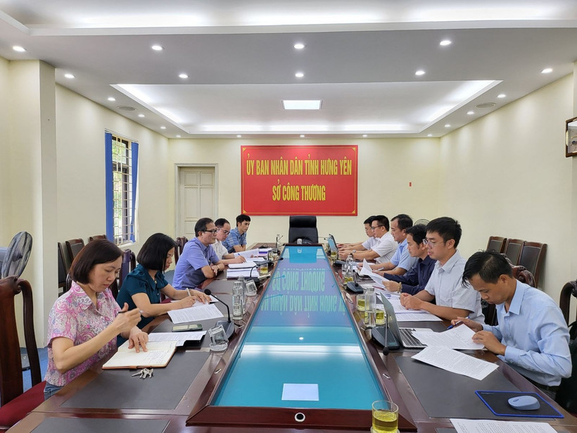 Đoàn kiểm tra Bộ Công thương làm việc tại Hưng Yên về công tác sử dụng năng lượng tiết kiệm và hiệu quả.