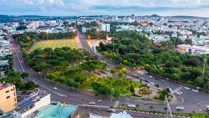Một góc thành phố Pleiku hôm nay.