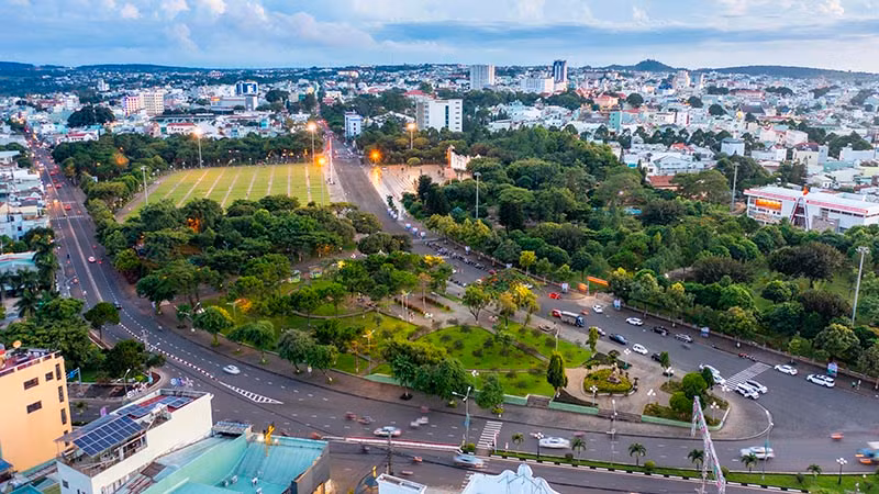 Một góc thành phố Pleiku hôm nay.